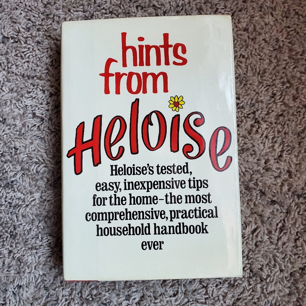 🛍hints from Heloise book 1980, great condition, original jacket